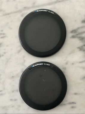 Blaupunkt RL 5429 Black Round Speaker Grilles Pair covers
